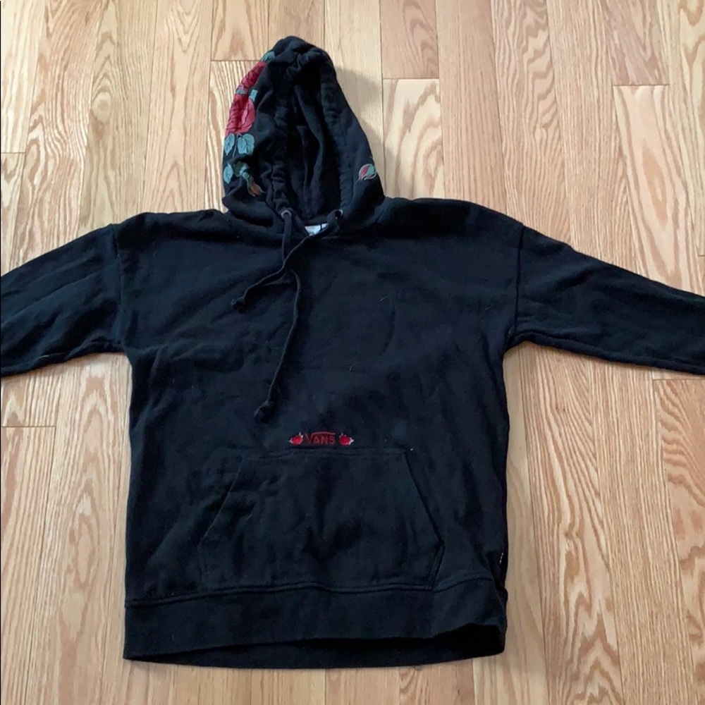 VANS rose hoodie